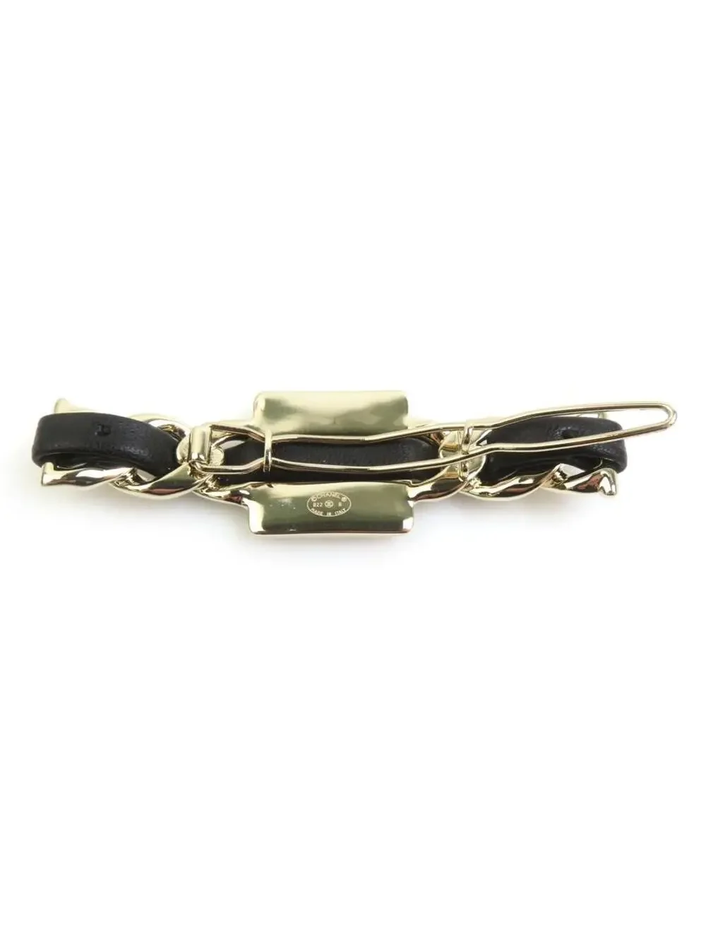 Auth Chanel Cc Logo Hair Clip Pin #293903C40B